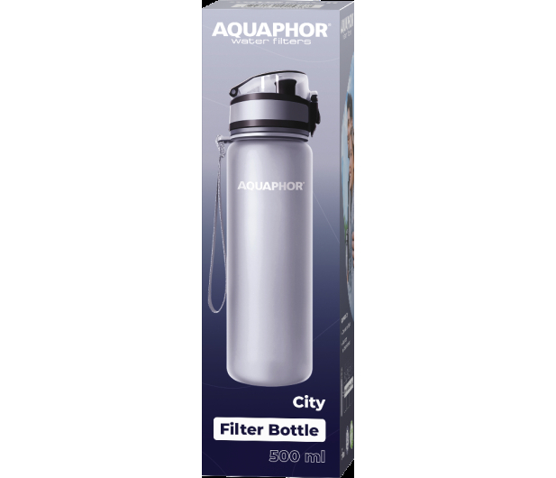 Aquaphor Butelka filtrująca City, szara - 1291679 - zdjęcie 4